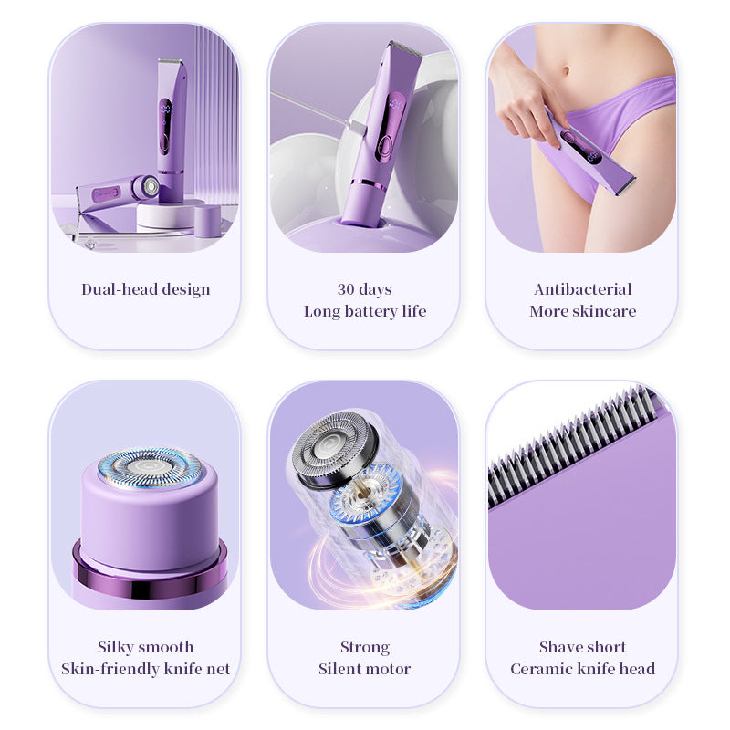 Rechargeable Dual Head Hair Removal Trimmer