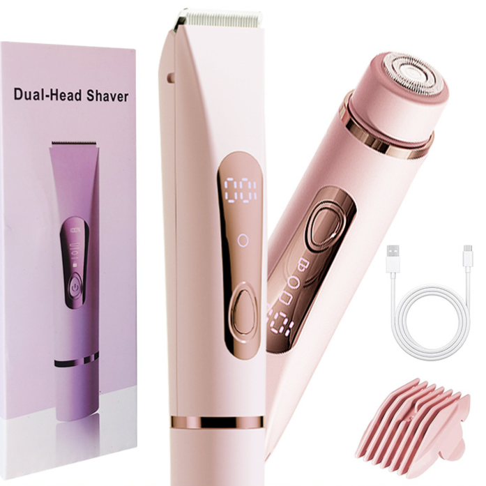 Rechargeable Dual Head Hair Removal Trimmer